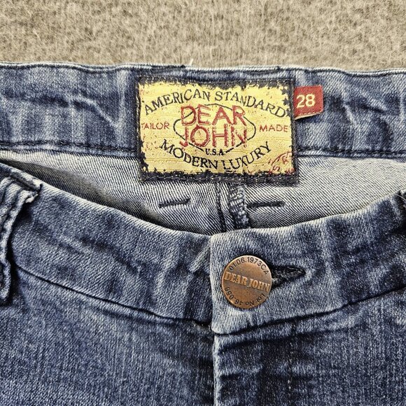 Dear John Bootcut Jeans Womens Size 28 American Standard Modern Luxury Stretch - Picture 5 of 10